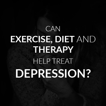 Can exercise, diet and therapy help treat depression
